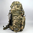 Тактичний рюкзак 80 літрів Піксель багатофунціональний, фото 2