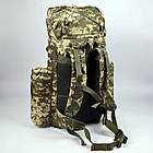 Тактичний рюкзак 80 літрів Піксель багатофунціональний, фото 5
