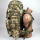 Тактичний рюкзак 80 літрів Піксель багатофунціональний, фото 8