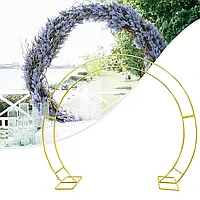 Свадебная арка Воздушный шар Цветочная арка Двойная арка 2,6 * 2,2 м Металлическая арка