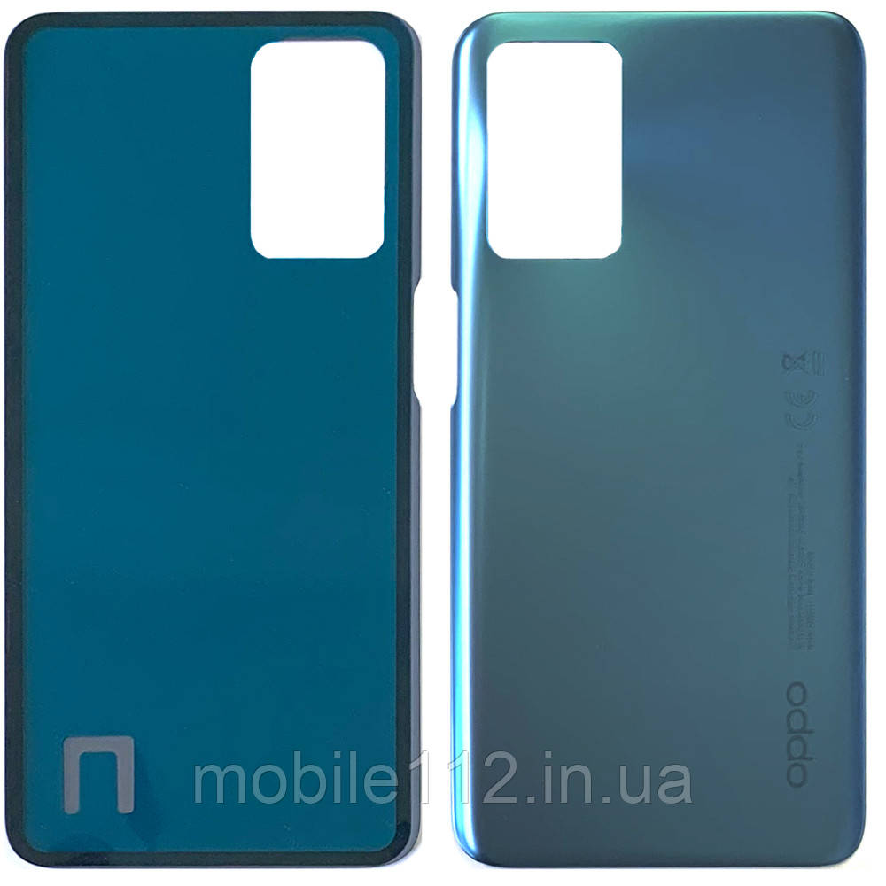 Задня кришка Oppo A16, Oppo A16s синя оригінал Китай