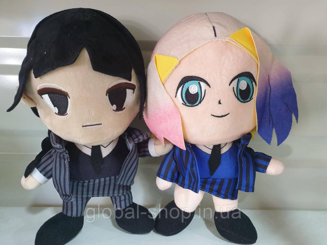 М'яка іграшка Венсердей, Семейка Аддамс, Венздей Аддамс, Середа, Венздей (Wednesday — Wednesday Addams) 25 см