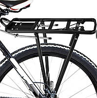 Велобагажник TRIZAND 14852 багажник велосипедный багажник для велосипеда задний алюминий черный 35 кг Польша!