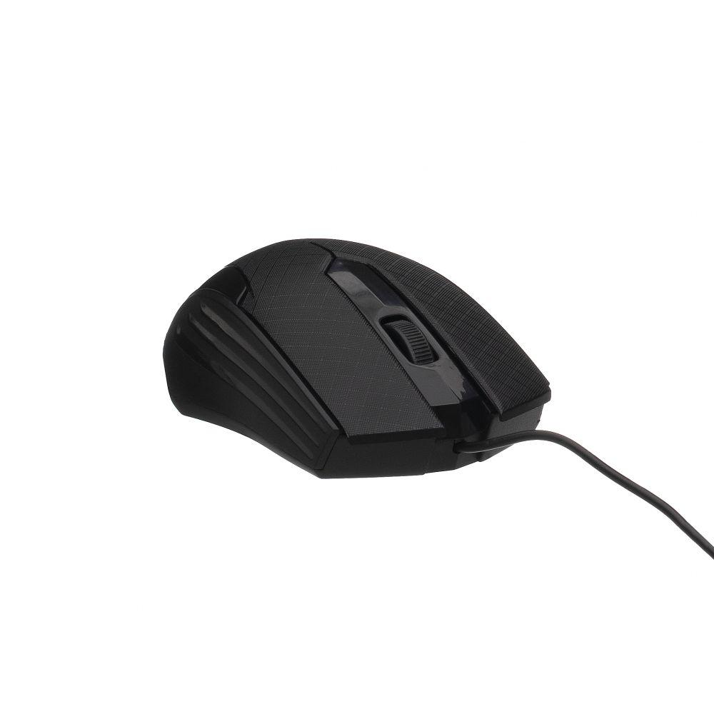 Дротова оптична мишка ігрова Jeqang JM-029 1200 DPI USB Чорний