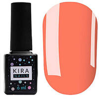 Гель-лак Kira Nails №019 (морквяний, неоновий), 6 мл