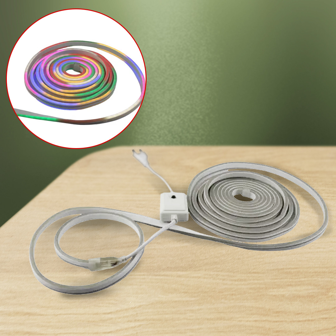 Стрічка Силіконова LED NEON 5M multi with function 12V-220V