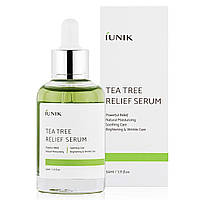 Заспокійлива сироватка з чайним деревом iUNIK Tea Tree Relief Serum, 50 мл