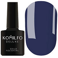 Гель-лак Komilfo Deluxe Series Dusk Collection №D296 (синий, эмаль), 8 мл