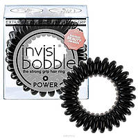 Чорна гумка для волосся Invisibobble True Black, 3 шт.