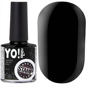 Фарба для стемпінга YO! Nails STAMP №1, 8 мл