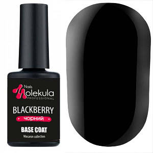 Molekula Base Colour Blackberry (чорний, емаль), 12 мл