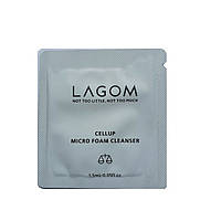 Пінка для вмивання Lagom Cellup Micro Foam Cleanser (пробник)