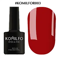 Гель-лак Komilfo Rior Collection №003 (вишневый, эмаль), 8 мл