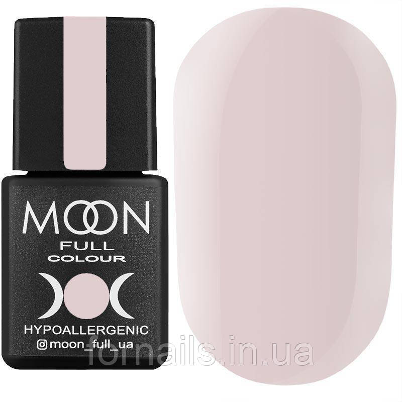 Гель-лак MOON FULL color Gel polish №102 (блідий бежево-рожевий, емаль), 8 мл