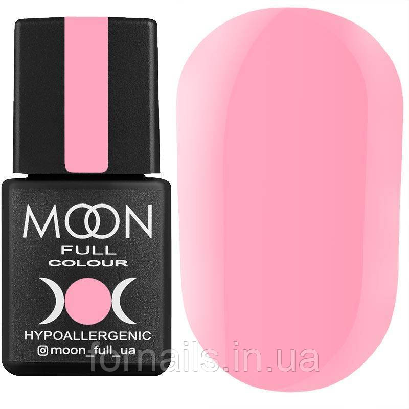 Гель-лак MOON FULL color Gel polish №107 (тьмяний рожево-кораловий, емаль), 8 мл