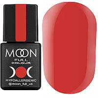 Гель-лак MOON FULL color Gel polish №115 (розово-красный, эмаль), 8 мл