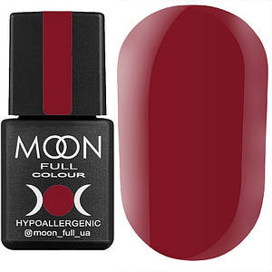 Гель-лак MOON FULL color Gel polish №140 (малиновий, емаль), 8 мл