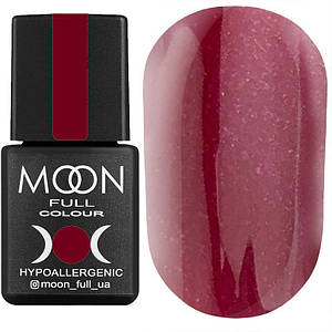 Гель-лак MOON FULL color Gel polish №141 (винний, емаль), 8 мл