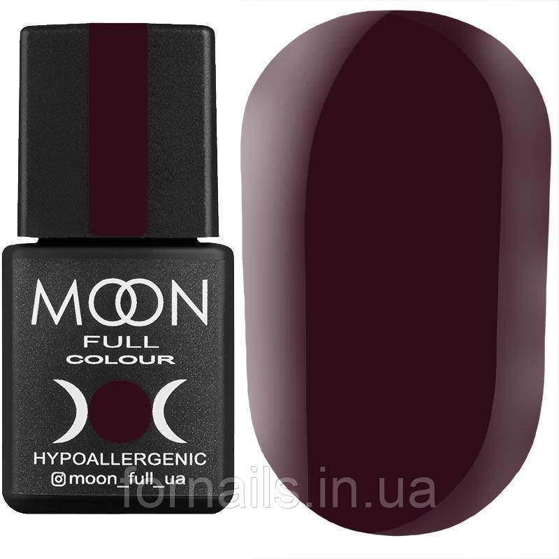 Гель-лак MOON FULL color Gel polish №146 (винний, емаль), 8 мл