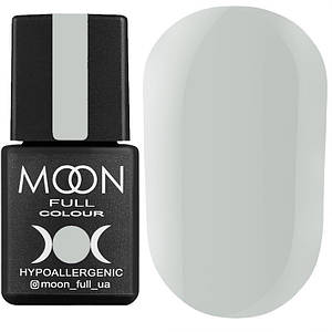 Гель-лак MOON FULL color Gel polish №147 (сіро-блакитний, емаль), 8 мл