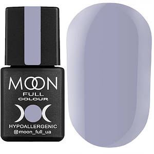 Гель-лак MOON FULL color Gel polish №149 (сіро-блакитний з бузковим відтінком, емаль), 8 мл