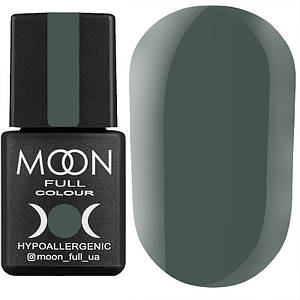 Гель-лак MOON FULL color Gel polish №151 (сірий, емаль), 8 мл