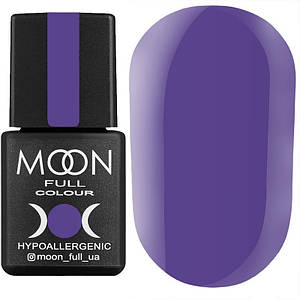 Гель-лак MOON FULL color Gel polish №161 (лавандовий, емаль), 8 мл