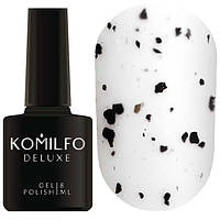 Komilfo No Wipe Matte Spotty Top - матовый топ без липкого слоя с рваной крошкой, 8 мл