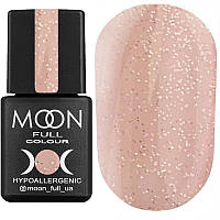 Гель-лак MOON FULL color Gel polish №307 (полупрозрачный персиковый с шиммером), 8 мл