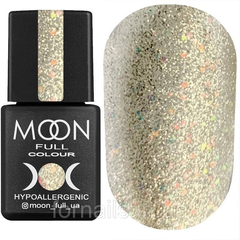 Гель-лак MOON FULL color Gel polish №313 (біле золото, шіммерний), 8 мл