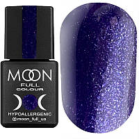 Гель-лак MOON FULL color Gel polish №318 (фиолетовый с серебристым шиммером), 8 мл