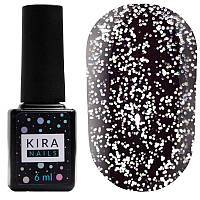 Kira Nails Tik Tok No Wipe Top Coat - светоотражающий топ без липкого слоя, 6 мл