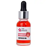 Molekula Cuticule Oil Strawberry - масло для кутикулы, клубника, 15 мл