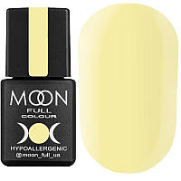 Гель-лак MOON FULL color Gel polish №608 (молочно-горчичный светлый, эмаль), 8 мл