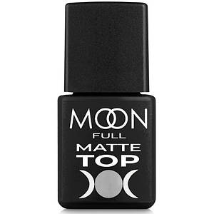 MOON FULL Top Matte Матове топ-покриття для гель-лаку, 8 мл