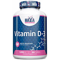 Vitamin D-3 4000 IU Haya Labs (100 таблеток)