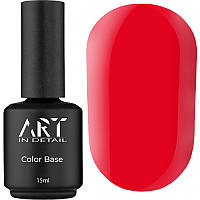 База цветная ART Color Base №010, Pink Red, 15 мл