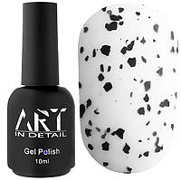 ART No Wipe Matte Top Black Flake - матовый топ без ЛС с черными хлопьями, 10 мл