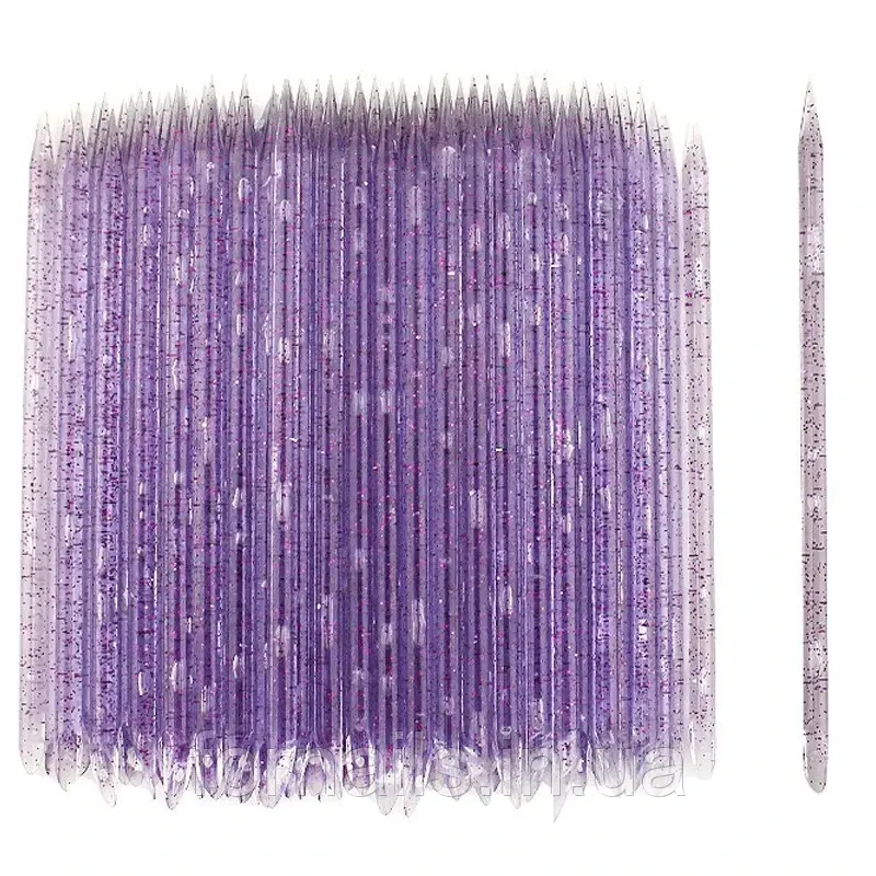 Палички (апельсинові) для манікюру, пластикові, Violet, 50 шт
