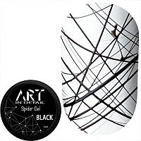 Гель-паутинка ART Spider Gel Black, черная, 5 мл