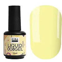 Kira Nails Liquid Gel 008 (светло-лимонный), 15 мл