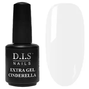 Рідкий гель DIS Extra Gel Cover Cinderella (білий), 15 мл