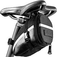TRIZAND 14094 Велосумка под седло подседельная сумка для велосипеда водонепроницаемая на липучке 1.5 л ПОЛЬША!