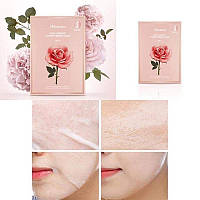 Тканинна маска з екстрактом дамаської троянди JMsolution Glow Flower Firming Mask Rose