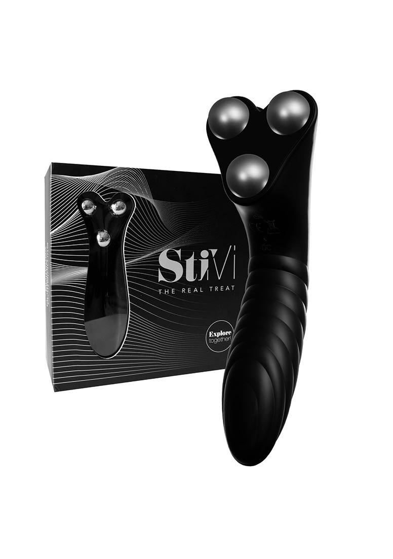 Вібратор для пар StiVi - The Real Threat Partner Vibrator - Black, фото 1
