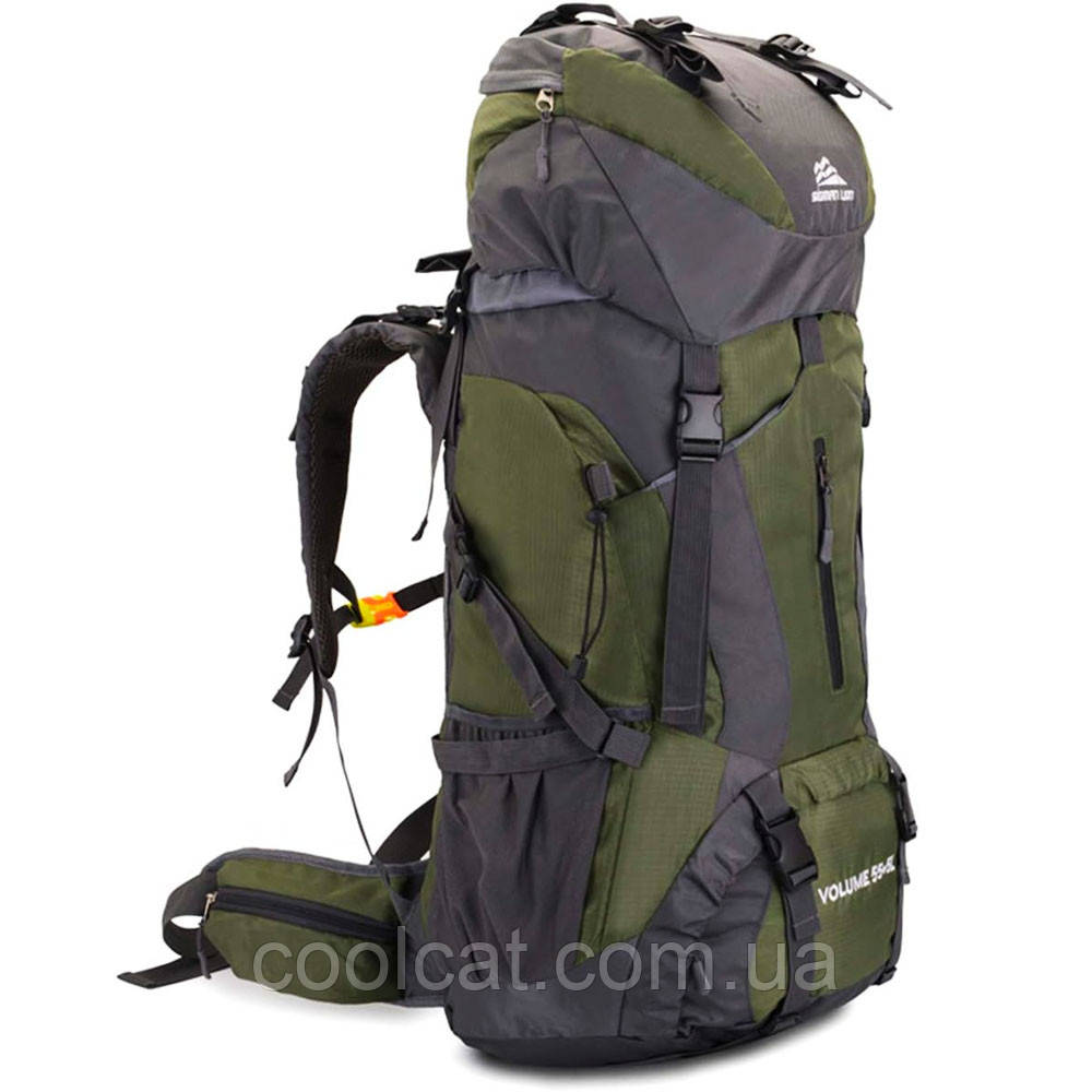 Похідний рюкзак на 60 л (60х30х30 см) Extreme 1909 Олива / Рюкзак для туристів / Рюкзак для походів