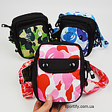 Месенджер bape барсетка bathing ape сумка через плече бейп бананка, фото 8