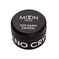 Moon Full Top Coat Nano Crystal - топ с липким слоем стойкий к царапинам, без УФ, 15 мл
