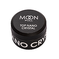 Moon Full Top Coat Nano Crystal - топ с липким слоем стойкий к царапинам, без УФ,  15 мл