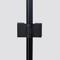 Душова кабіна Qtap Capricorn BLA1099SC6 90x90 см, скло Clear 6 мм, покриття CalcLess без піддона, фото 2